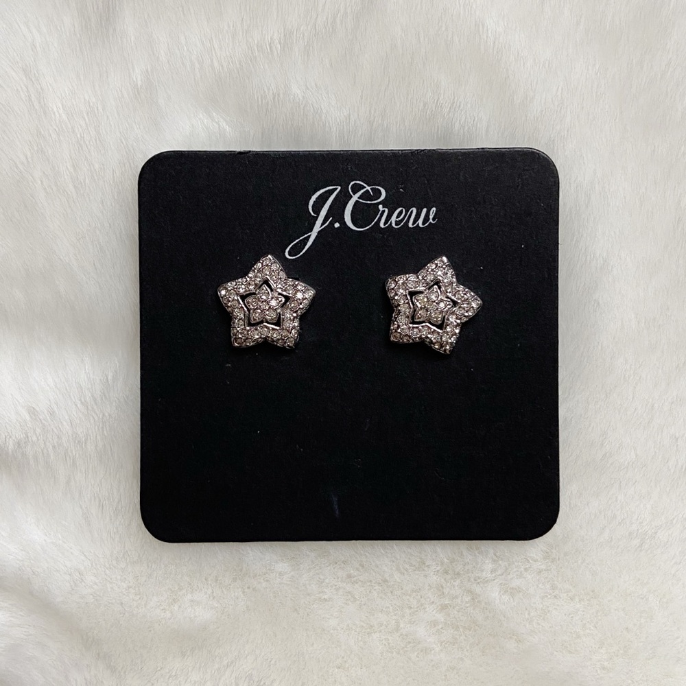 J CREW | Pavé Star Earrings